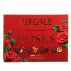 Konfektes Pergale Izlase Roses ar tumšo šokolādi 348g