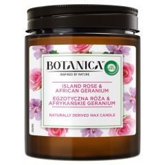 Svece arom. Botanica Rose&African Geranium 205g