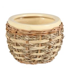 Puķu pods Ceramic Pinuma raksts d23xh17cm