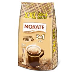 Kafija šķīst. Mokate 3in1 Latte XXL 24x15g