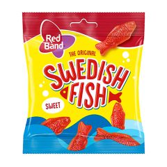 Žel.konfektes Red Band Swedish Fish 100g