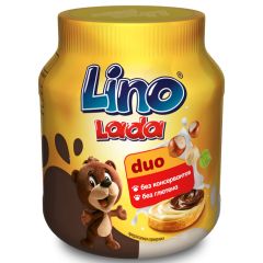 Šokolādes krēms Lino Lada Duo lazdu, piena, kakao 350g