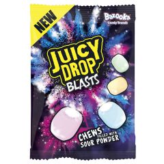 Košļ.konfektes Bazooka Juicy Drop Blasts 120g