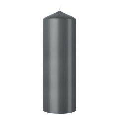 Svece stabs Bolsius Stormy melna 200x68mm 75h