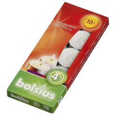 Tējassveces Bolsius 4h 10gab.