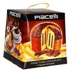 Kūka Piacelli Panettone Cioccolato 750g