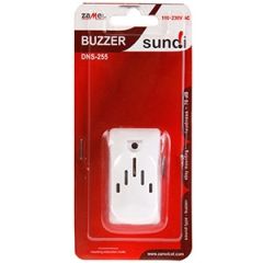 Zvans Buzzer DNS-255 110-230V balts