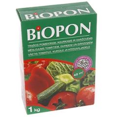 Mēslojums tomātiem, gurķiem Biopon 1kg
