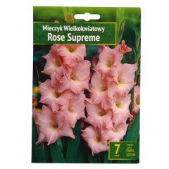 Sīpolpuķes Gladiolas Rose Supreme 12/14 7gab.