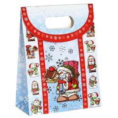 Dāvanu maisiņš Ziemassvētku 16x13cm
