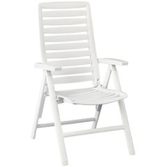 Dārza krēsls Wave 71x61x108cm balts