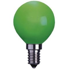 LED spuldze E14 14lm 0.5W zaļa