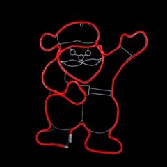 Dekors Ziemassvētku vecītis 300LED 61xh78cm