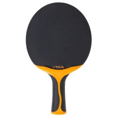 Galda tenisa rakete Stiga Flow melna ar oranžu