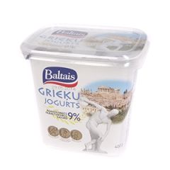 Grieķu jogurts Baltais bez piedevām 400g