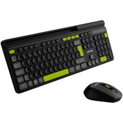 Klaviatūra un datorpele Canyon HSET-W5 melna, bezvadu, EN
