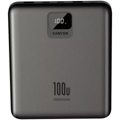 Lādētājs-akumulators CANYON PB-2008 LED FLAT 20000 mAh PD100