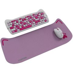 Klaviatūra un datorpele CANYON Kitty Edition AAA+  bezvadu,
