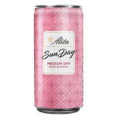 Dzirkst.vīns Alita SunDay Medium Dry Pink 7.5% 0.2l ar depoz