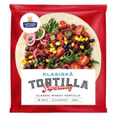 Tortilja Latvijas maiznieks Klasiskā kviešu 360g