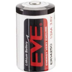 Litija baterija 1/2AA 3.6V 1200mAh EVE