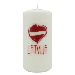 Svece stabs Latvija 5.8x12cm