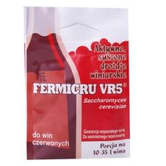 Vīna raugs FERMIVIN VR5 (sausais) sarkan