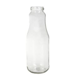 Stikla pudele 1L ar vītni 53m