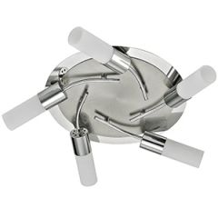 Gr.l.-MONTANA 5x5W LED mat. niķeļa/hroma