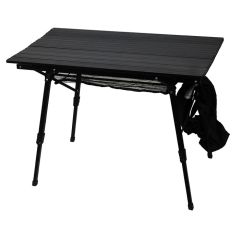 Kempinga galds 90x53x65-45cm, saliekams