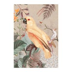 Kanvas 60x80 Yellow parrot