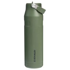Termopudele The IceFlow Bottle Flip Straw 2.0 1.06l t.zaļa