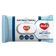 Mitrās salvetes Ruta Selecta ar antibakteriālu efektu 120g