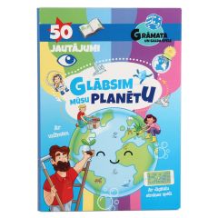 Uzdevumu grāmata Planēta 50-jautājumi ar uzlīmēm