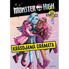 Krāsojamā grāmata Monster High ar uzlīmēm