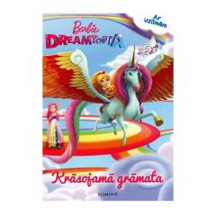 Krāsojamā grāmata Barbie Dreamtopia ar uzlīmēm