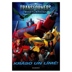 Krāsojamā grāmata Transformeri Earthspark ar uzlīmēm
