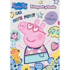 Krāsojamā grāmata Peppa Pig ar uzlīmēm