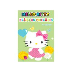 Krāsojamā grāmata Hello Kitty + uzlīmes