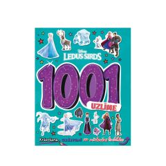 Krāsojamā grāmata Ledus sirds + 1001 uzlīmes
