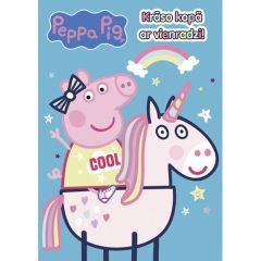 Krāsojamā grāmata Peppa Pig ar vienradzi