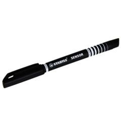 Pildspalva Stabilo Sensor tintes 0.3mm melna