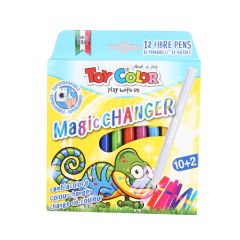 Flomasteri Magic Changer 12 krāsas