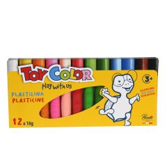 Plastilīns Toy Color 12-krāsas
