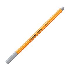 Pildspalva tintes Stabilo Point 0.4mm pelēka
