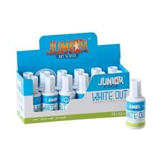 Korekcijas šķidrums ar otiņu 12ml White out Junior