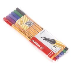 Pildspalva Stabilio Point 6 krāsas