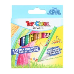 Vaska krītiņi ToyColor 12 krāsas