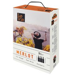 Vīns Le vin merlot bib 13% 3l