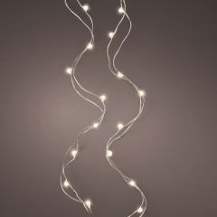 100 LED stīgu virtene silti balta 495cm B/O